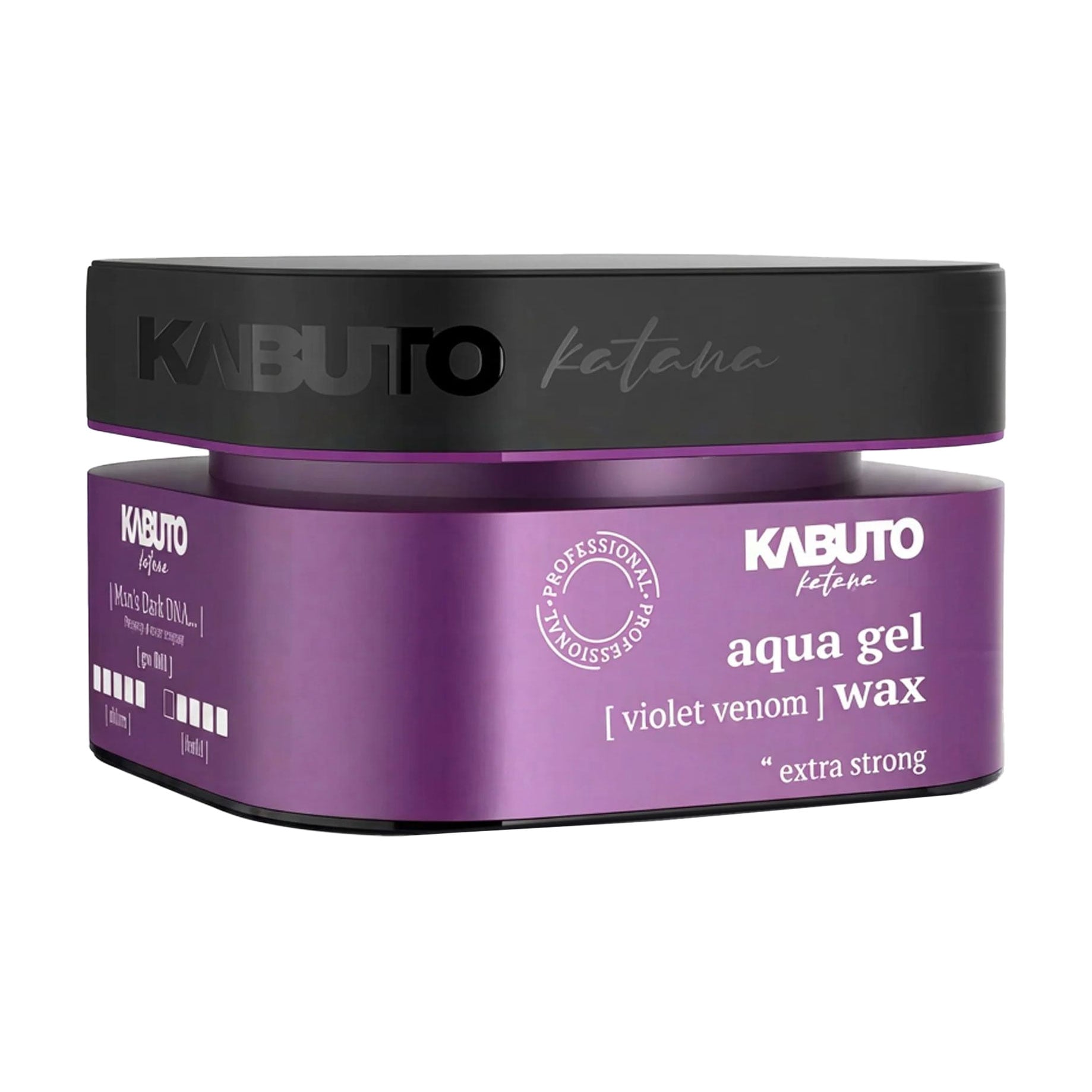 Чоловічий віск для укладання волосся Kabuto Katana Aqua Gel Wax, Violet Venom Екстрасильна фіксація, 150 мл