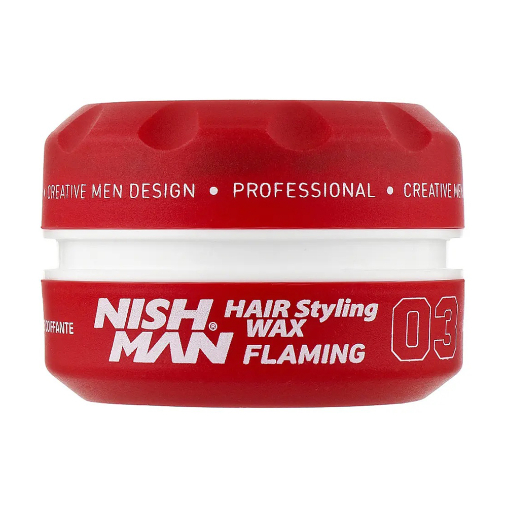 Чоловічий віск для укладання волосся Nishman Hair Styling Wax 03 Flaming, 150 мл